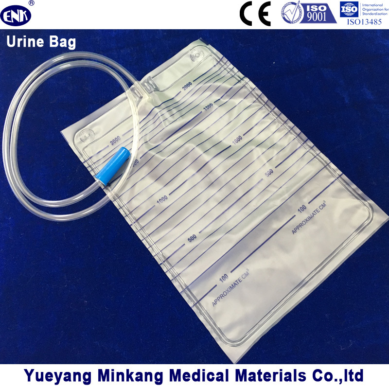 2000ml Medical Urine Collection Bag Drainage Bag for Adult Without Valve