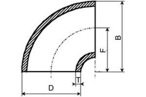 En10253 Carbon Steel 90deg Elbow