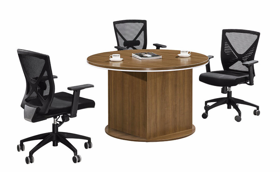 Round Tabletop Meeting Table for 4 Person