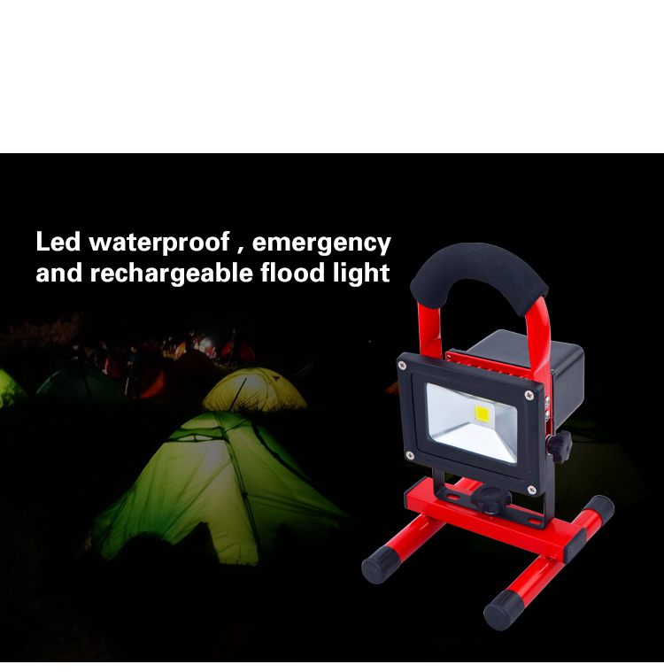 10W-50W SMD / COB LED Rechargeable Portable Waterproof Flood Light / LED Working Light