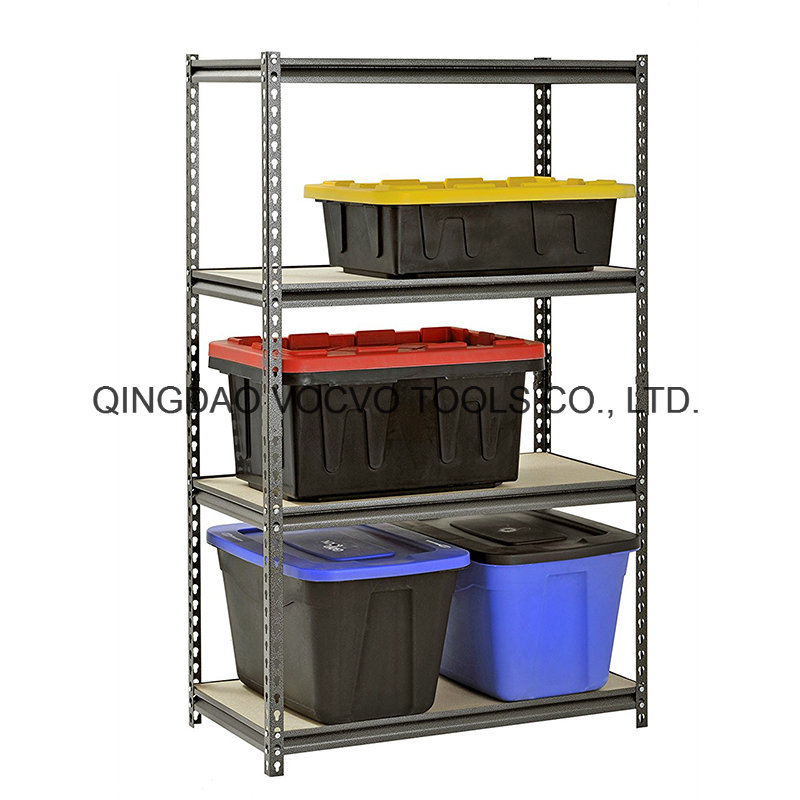 Light Duty Galvanized Steel 4 Tiers Ajustable Tire Shelf