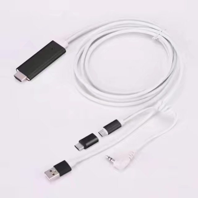 Support Android System Micro+Type C to HDMI Cable