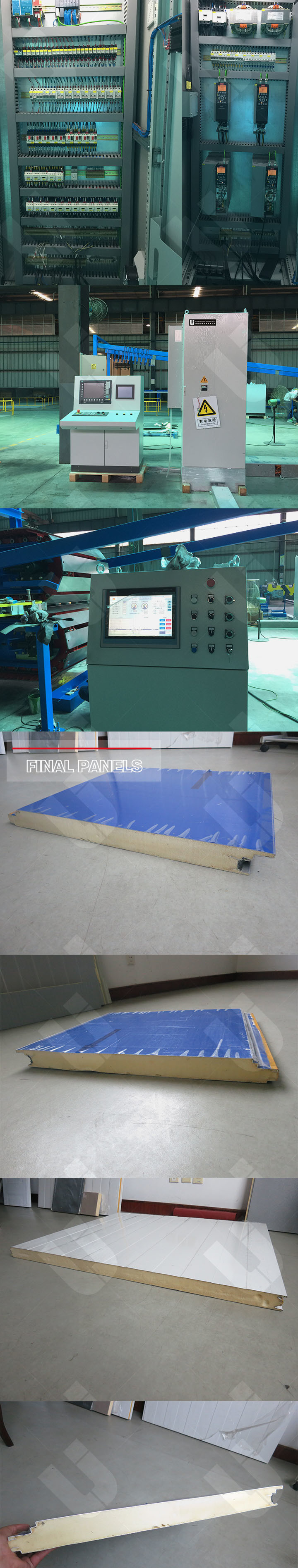 Garage Door PU Sandwich Panel Production Line