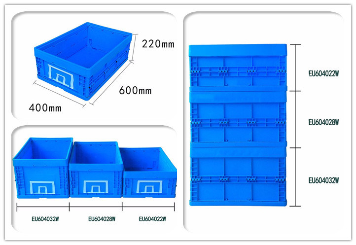 Virgin HDPE Household Room Use Plastic Foldable Crate