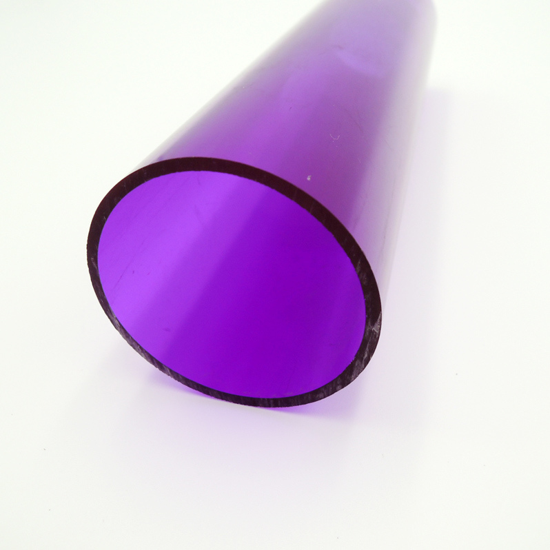 Multi Color Clear Extrusion Acrylic Tube Plastic Round Tube