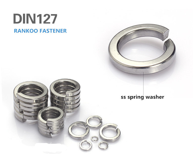 DIN 127 Stainless Steel 304 A2-70 Spring Lock Washers