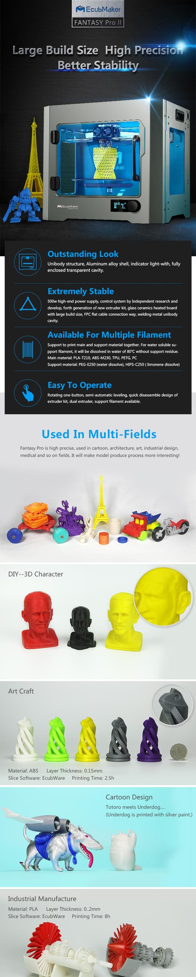 New Item Professional 3D Printer for Printing