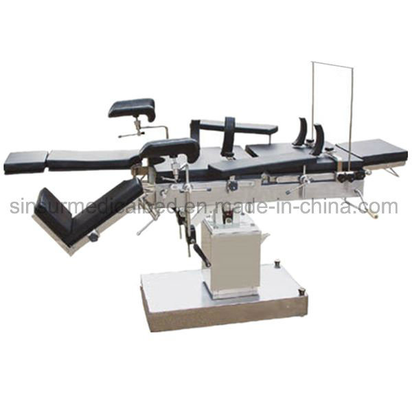 High Quality Hospital Equipment Manual Side-Controlled Orthopedic Adjustable Operation Table