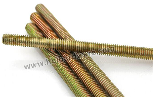 Color Zinc Plated Full Threaded Threaded Rod (DIN975)