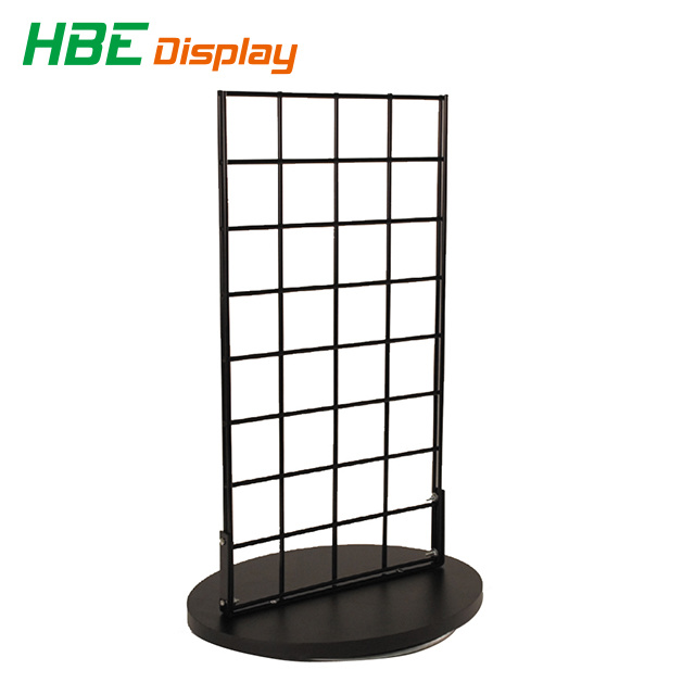 3-Sided Rotating Gridwall Display Stand