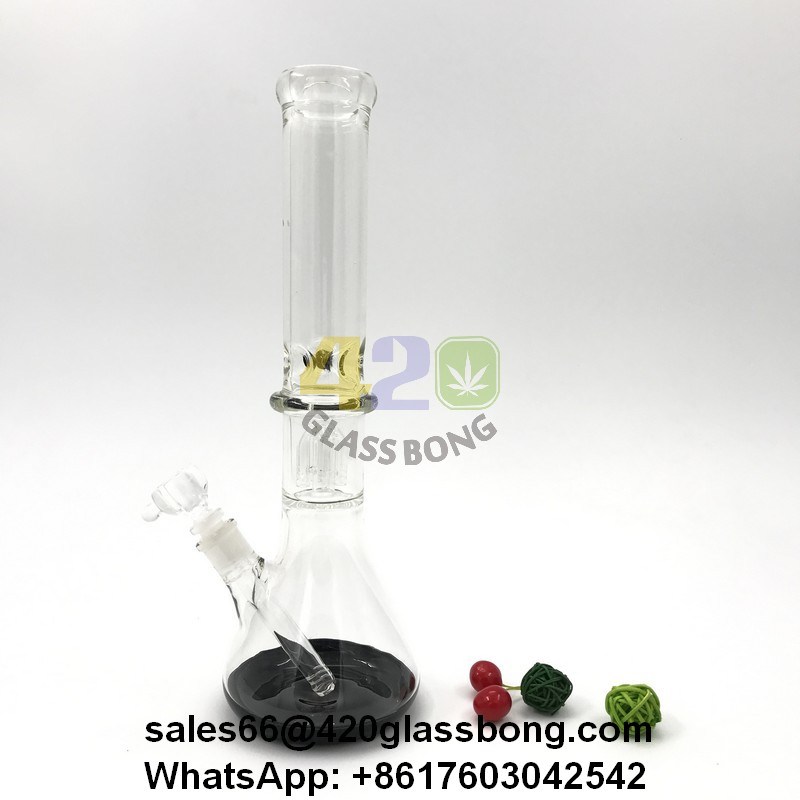 Heady Glass /Waterpipe/Beaker/Crafts with 4-Arm Tree Perc and Ice Catcher for 420 Wholesale