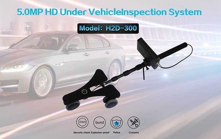 3rd Eye Under Vehicle Inspection Surveillance Camera System Uvss/Uvis with 7inch LCD Display