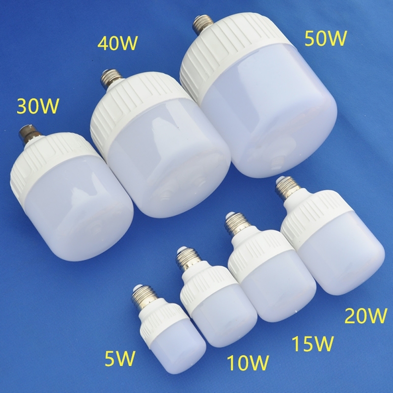 5W/10W/15W/20W/30W Plastic Aluminum LED Light/Lighting Bulb with E27/B22