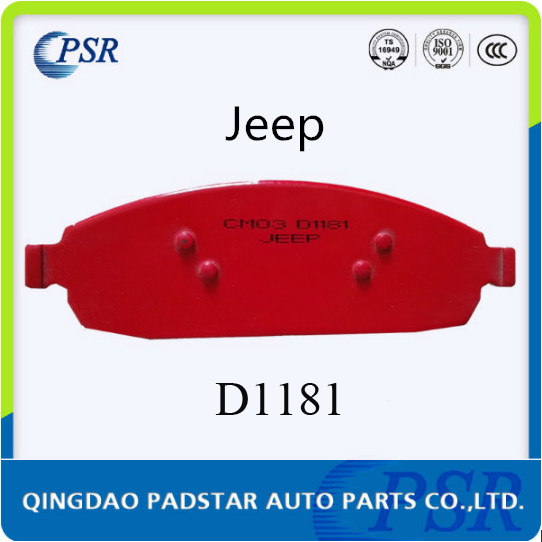 Chinese Manufacturer Auto-Car Disc Brake Pads Shim Brake Pad D1181/D1183/D1210 /D856 for Passenger Cars/Nissan/Toyota/Jeep/Lexus/Infiniti/RAM/Chrysler