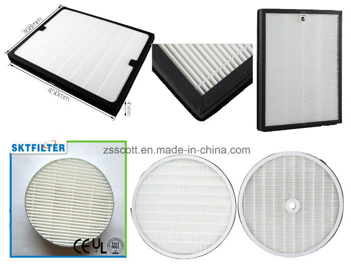 HEPA Filter for Air Purifier and HVAC System