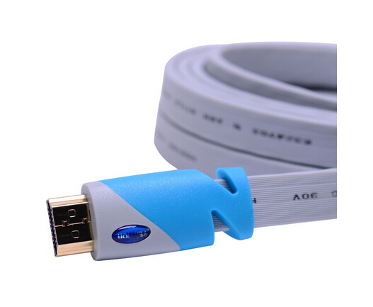 Wholesale High Speed Blue 2.0 1.4 Flat HDMI Cable Supplier