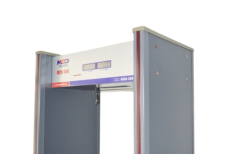 6 Detection Zones Door Frame Metal Detector Widely Used in Bangladesh, Pakistan etc.