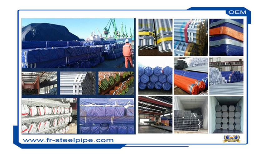 China Manufacturer of ASTM A53 ERW Steel Pipe Black Welded Carbon Steel Piping ERW Carbon Welded Steel Tube