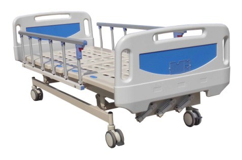 Hospital Medical Three Triple Crank Manual Patient Healthcare Recovery Bed