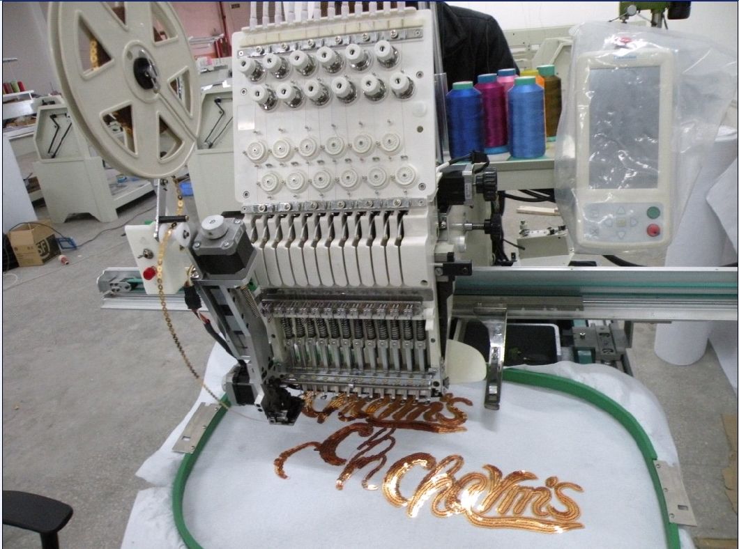 6 Head Computerized Sewing and Embroidery Machine