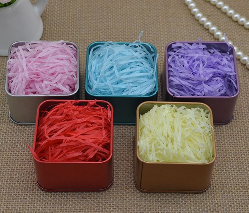 Colorful Wrapping Paper Raffia Bundle