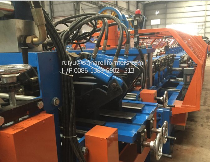 Fully Automatic Changed C Shape Metal Purlin Roll Forming Making Machine