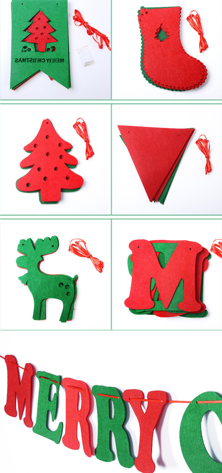 Christmas Decoration Flags for Christmas Party