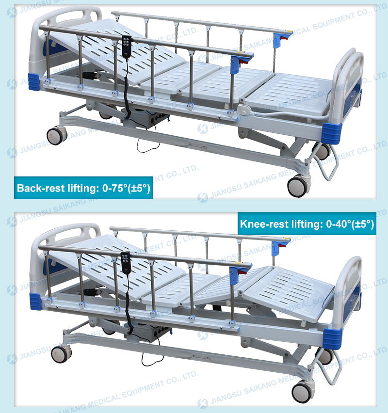 3 Function Electric Medical Adjustable Bed for Patient Use