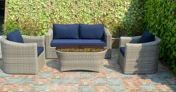 Hot Sale Outdoor Rattan Sofa Set with Cushion