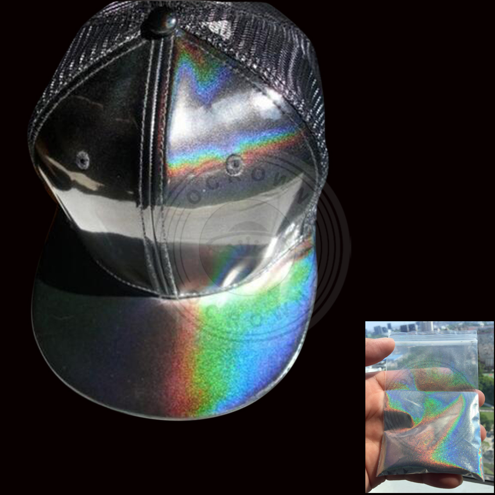 Holographic Pigment Spray Paint Auto Coating Rainbow Chrome Holo Powder