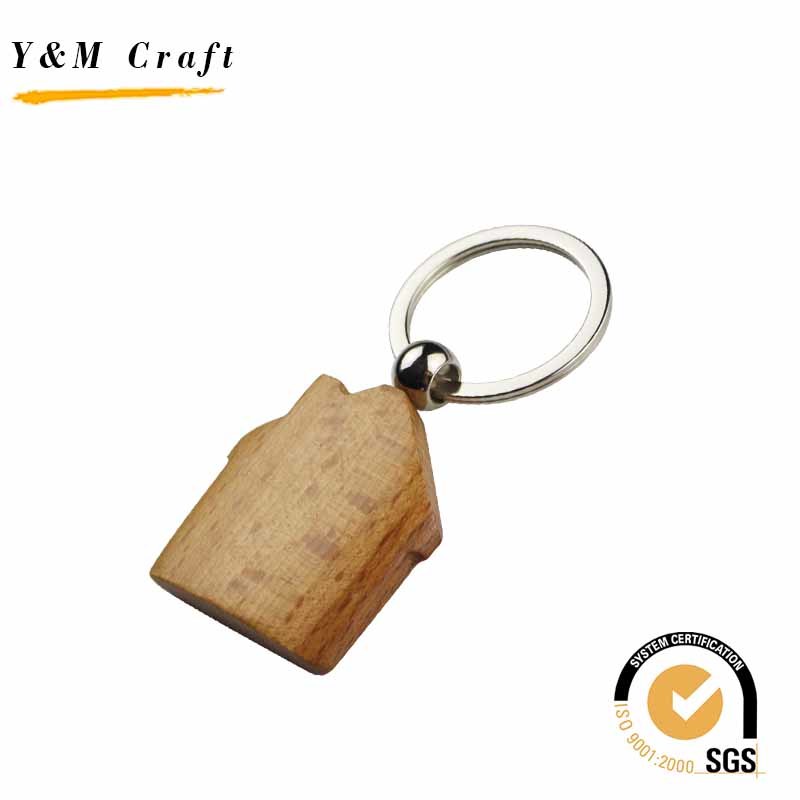 Rectangle Wood Keychain with High Quality