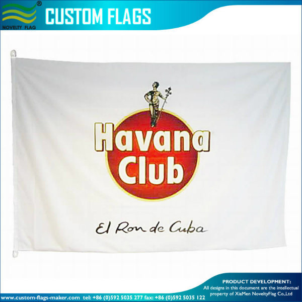 Superknitted Polyester/Spun Polyester Corporation Flags (J-NF01F06026)