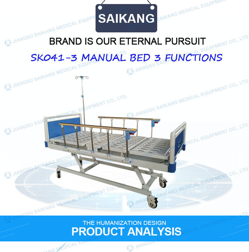 Used Manual Hospital Patient Sick Bed