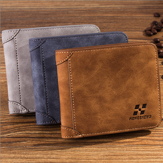 Multifunction PU Leather Fashion Youth Retro Wallet