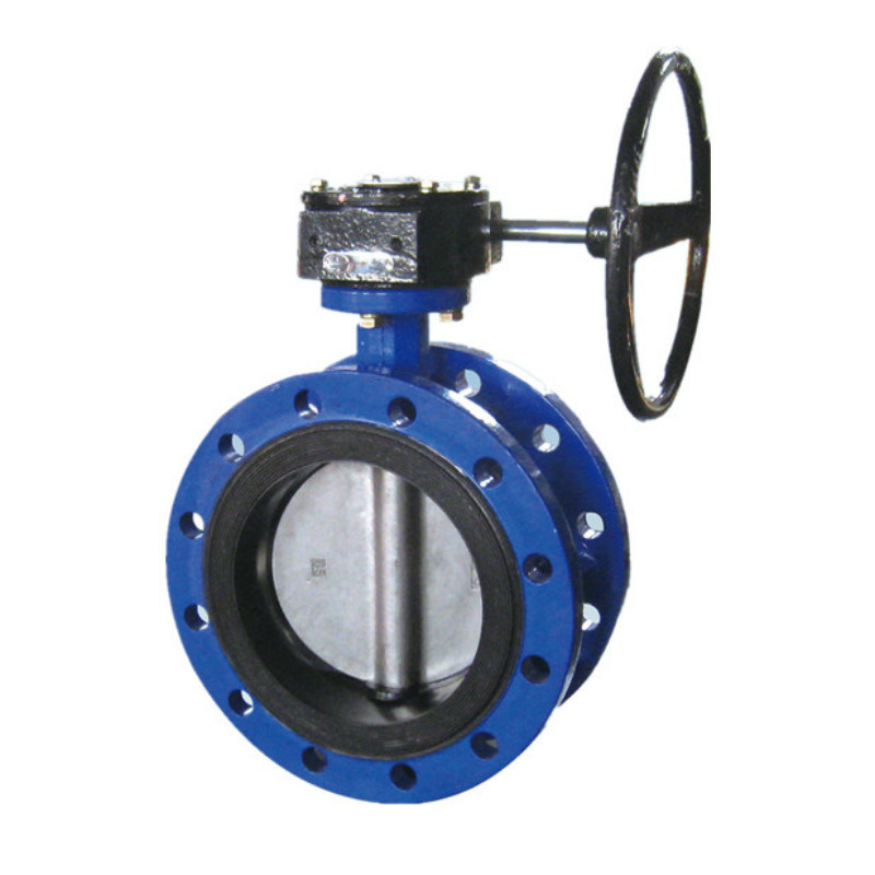 Gear Operator Double Flange Type Concentric Butterfly Valve