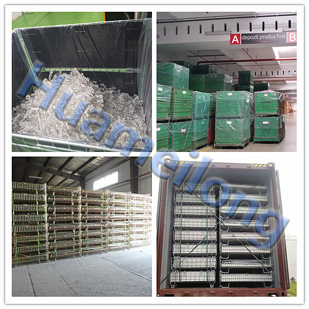 Galvanized Stacking Pet Bottle Pallet Wire Mesh Container