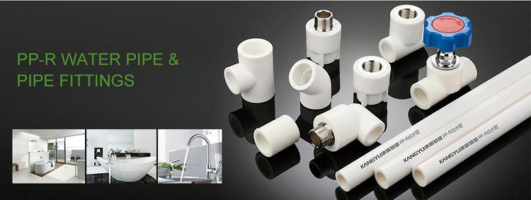 China Factory Pn25 Plumbing Fittings for Hot and Cold Water PPR Tubes Plastic Water Pipe
