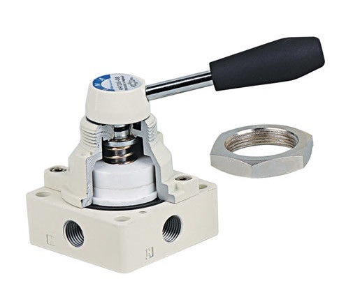 4hv Tc Seal Ceramic Pneumatic Lever Valve with Nut Airtac Type