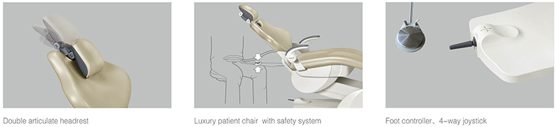 2018 New Design Suntem 520 Dental Chair Unit