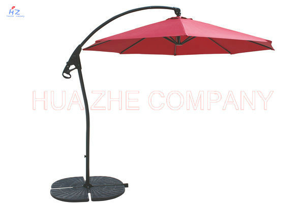 10X8FT Hand Push Hanging Garden Outdoor Umbrella