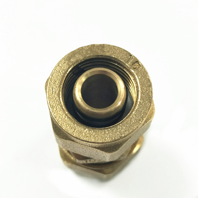 Female Thread Water Meter Brass Pipe Plumbing Fitting (DR7051)