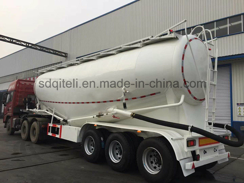 3-Axle 36-60m3 Cement Tanker Trailer Semi Trailer Powder Tank Truck