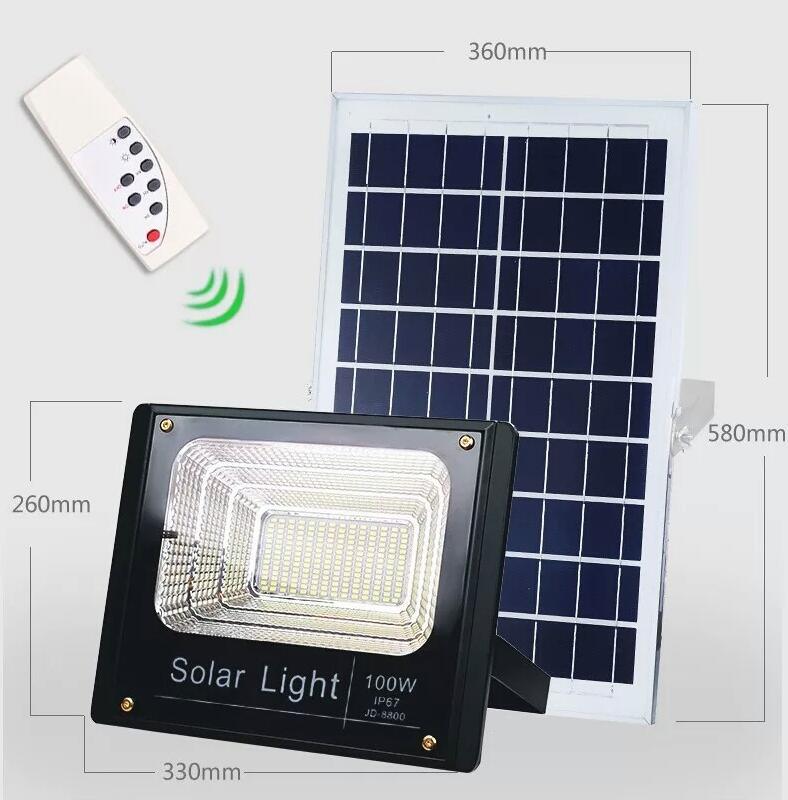 Solar Power Outdoor Garden Security Gutter Spot LED Flood Light