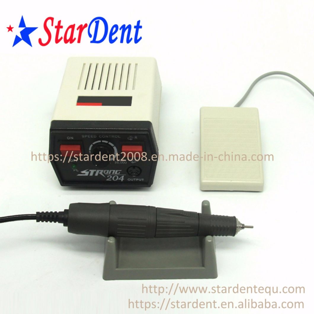 Dental Micro Motor Unit with Sde-H37L1 Handpiece/ Strong 204 35000 Rpm