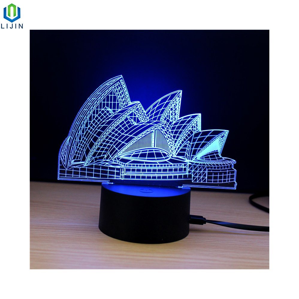 Indoor Decoration Desk Lamp 3D LED Night Light