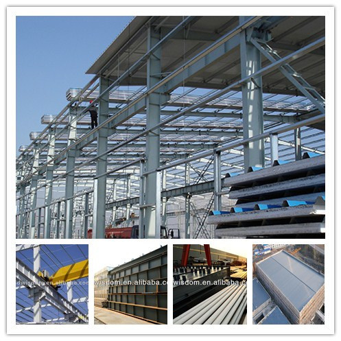 Fast Installation Steel Structure / Metal Frame Warehouse/Steel Building