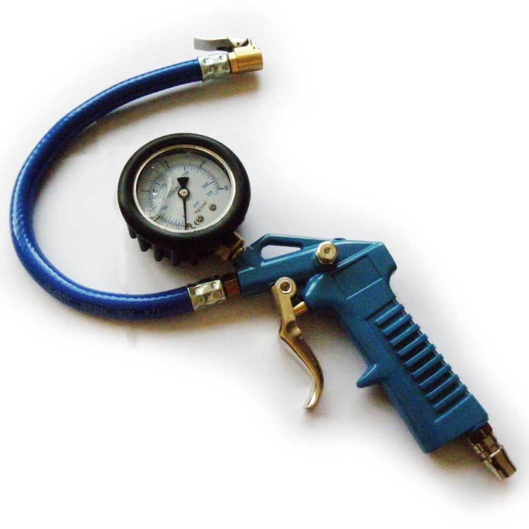 Oil Damper Float Tire Inflator Gauge with Item No. 9605A