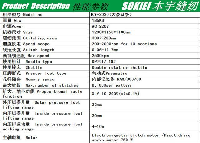 Mitsubishi Computerized Brother Pattern Textile Embroidery Industrial Sewing Machine