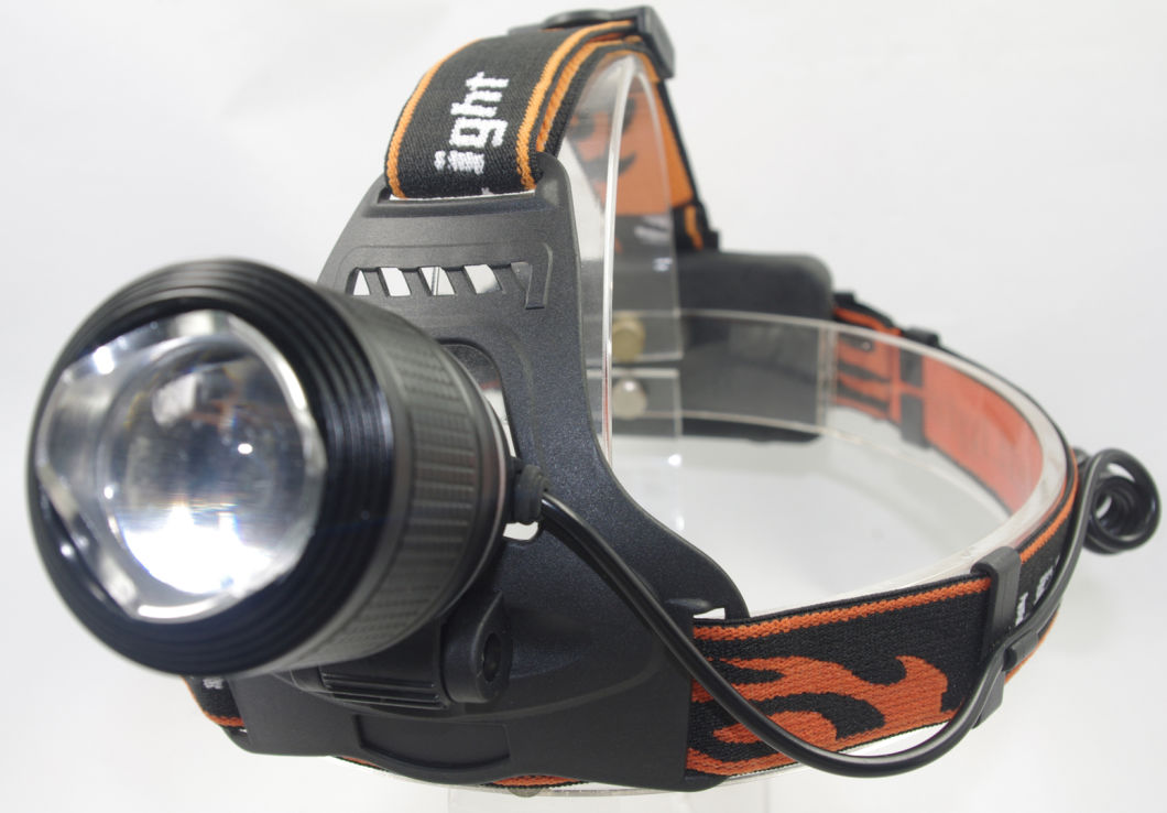Rechargeable Battery LED Super Bright Zoomable Professional Headlamp