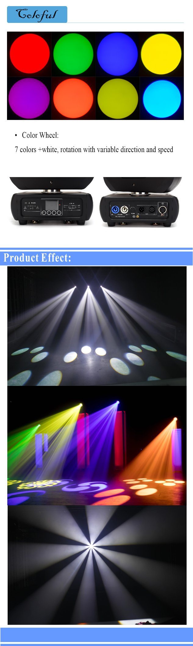 Sharpy 150W Stage Lighting 150 Watt LED Spot Beam Stage Moving Head Light